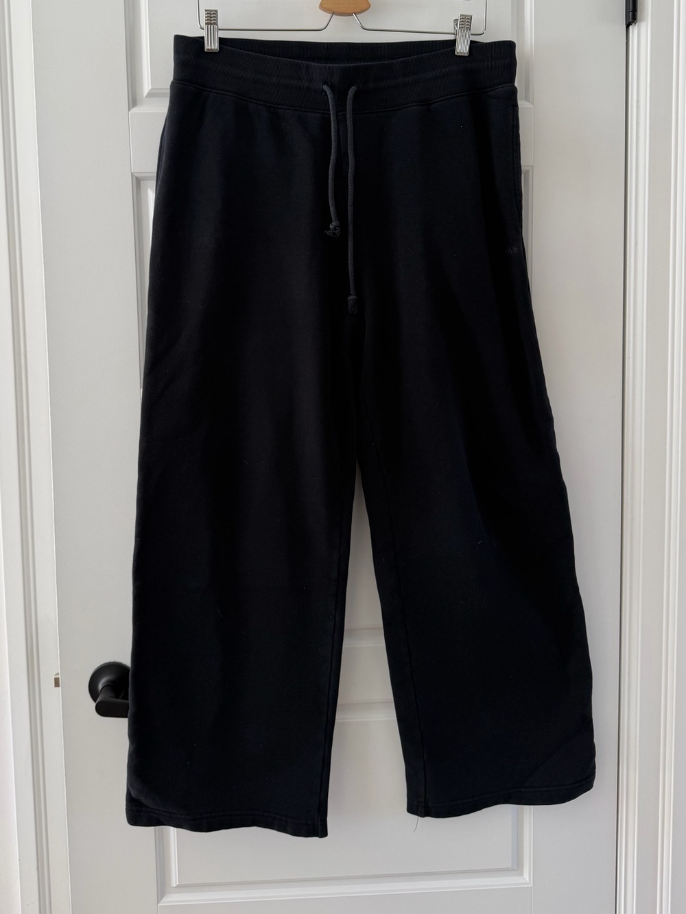 TNA Black Track Pants Wide Leg Joggers